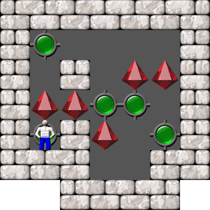 Sokoban Serg Belyaev 2 level 20